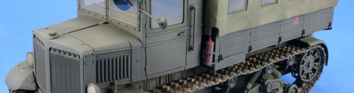 Completed model front  left side