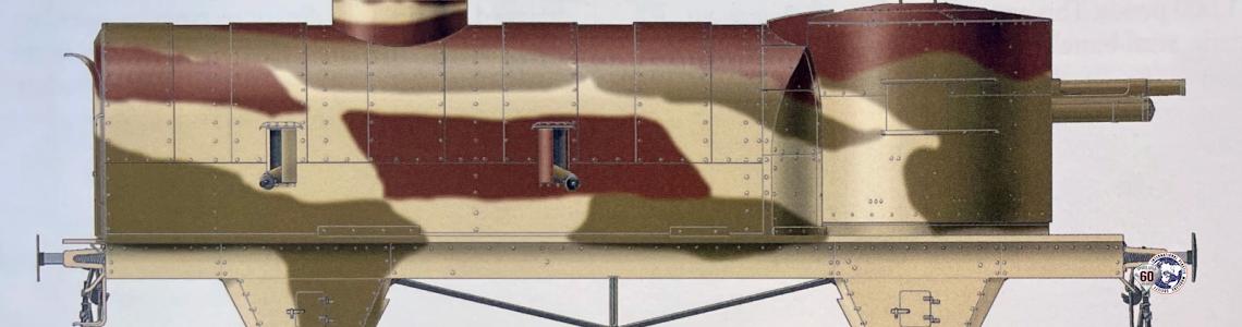 Author’s color rendering of a camouflaged artillery wagon