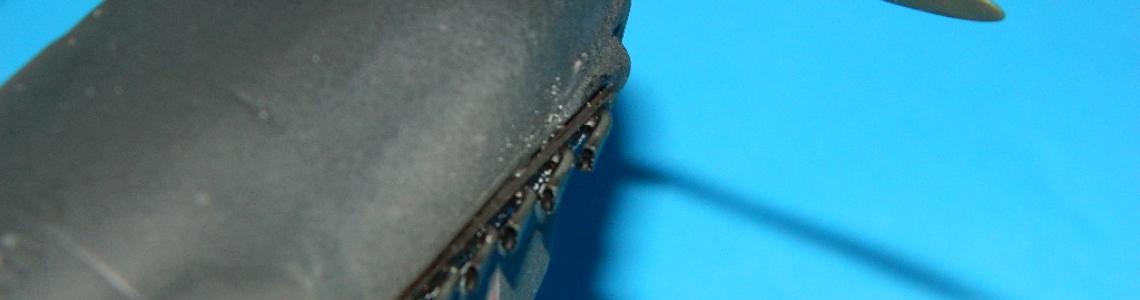 QB Spinner & Prop Installed Aft View