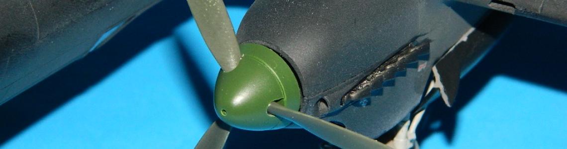 QB Spinner & Prop Installed Front View