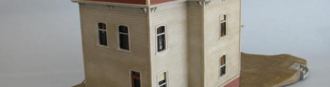 Overall view of rear from side