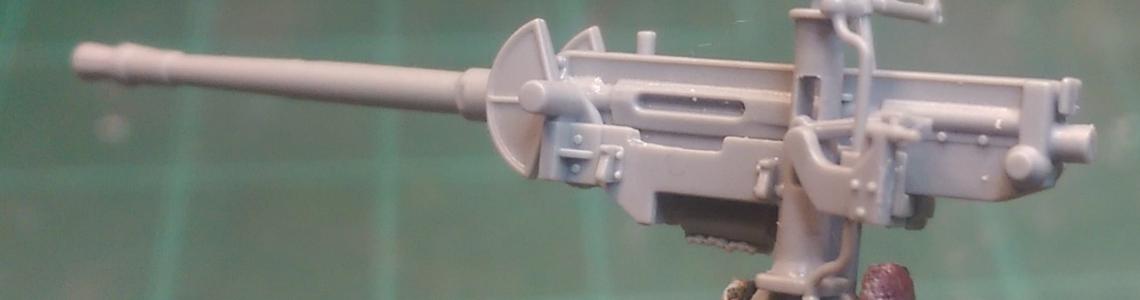 Main gun closeup, left side