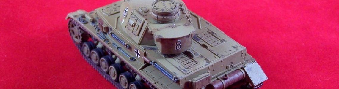 Finished model left side from top rear