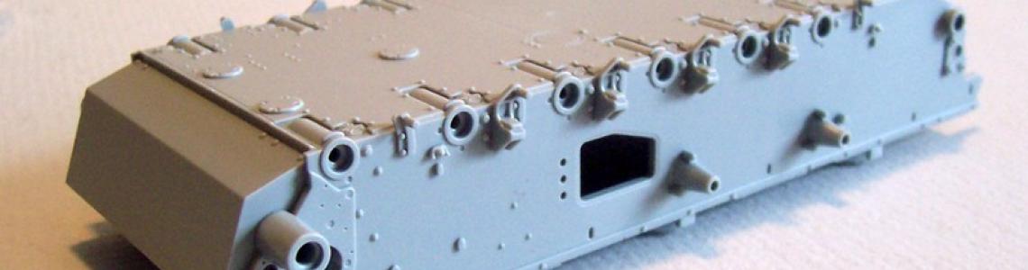 Hull bottom/side view