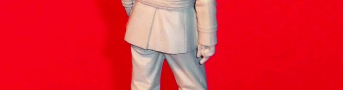 Completed unpainted figure back