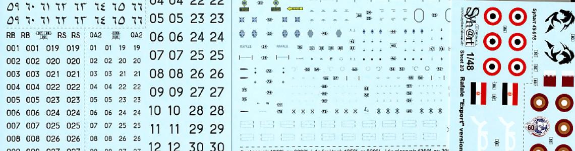 Decal Sheet
