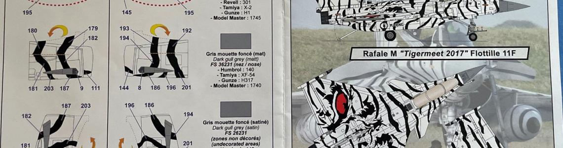 Syhart 72-117 Decal Instruction and Paint Guide