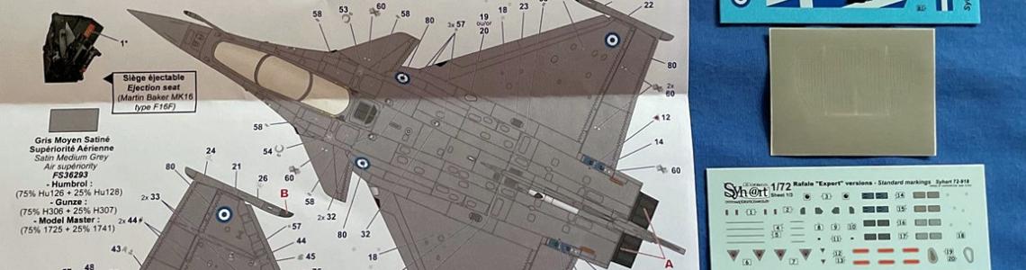 Syhart 72-159 Instructions Masks Decals