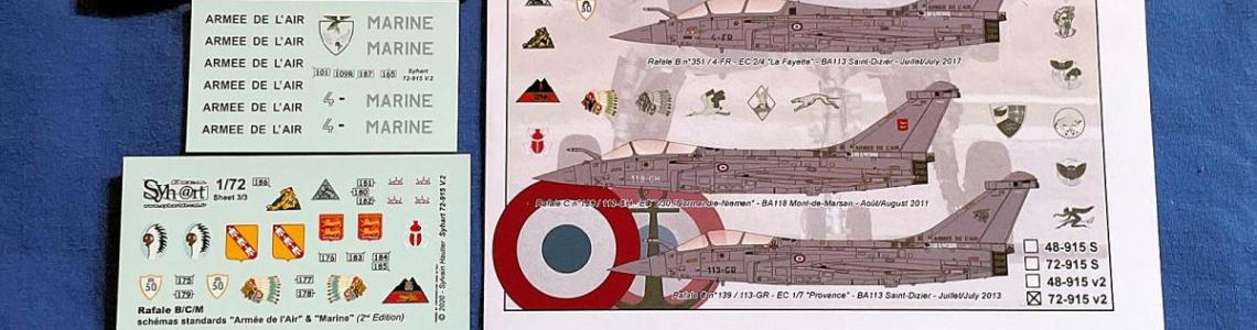 Syhart 72-159 V2 Cover page and Decal set with Walk Way Masks