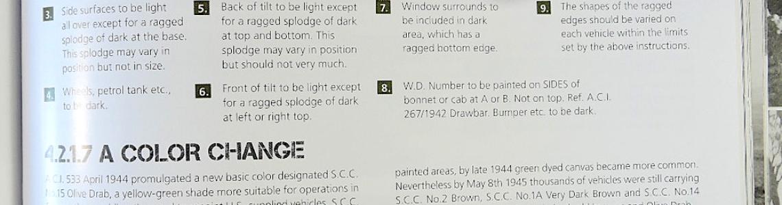 Sample page from AK Real Colors book British