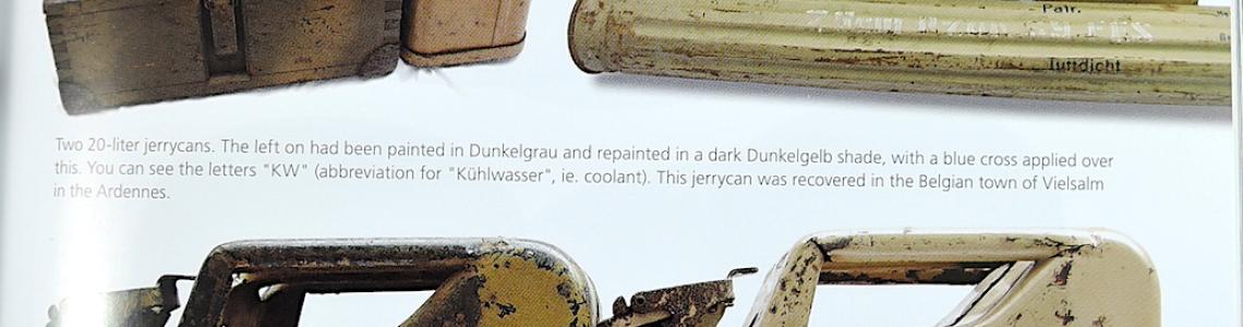 Sample page from AK Real Colors book Original paints