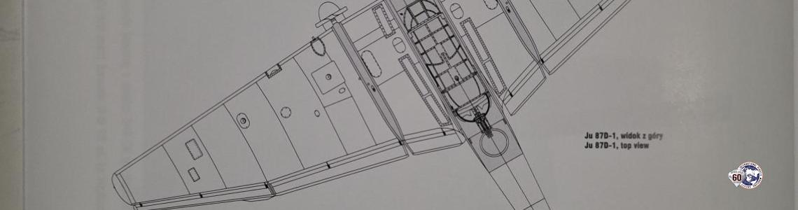 Kagero References Ju 87 D line drawing 1