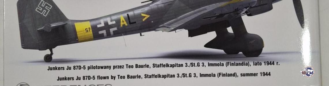 Kagero References Ju 87 D rear cover