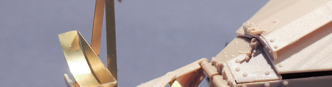 Assembled Model - Antenna Detail Closeup