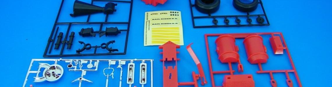Parts sprues in kit