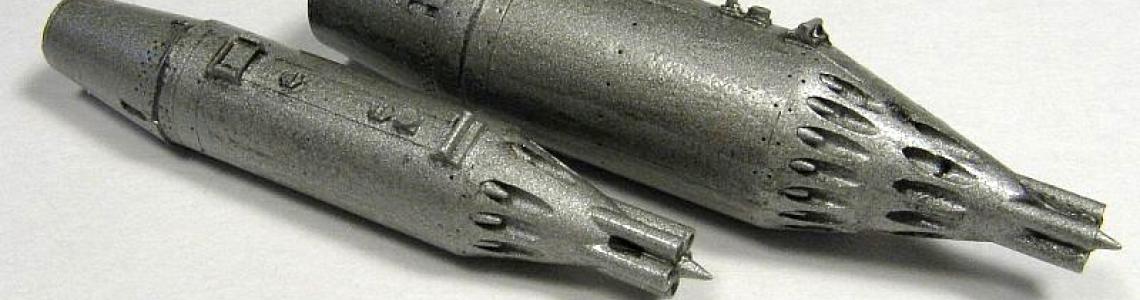 Finished rocket pods