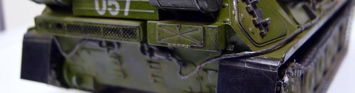 Completed model rear view