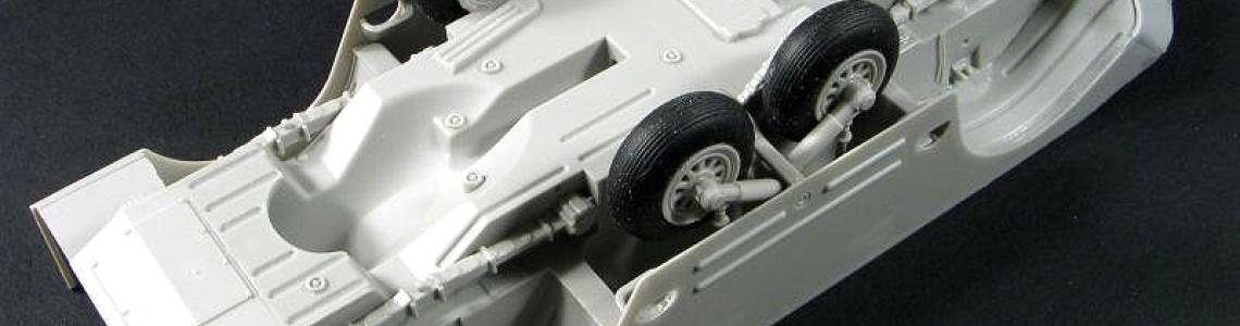 Middle wheels installed