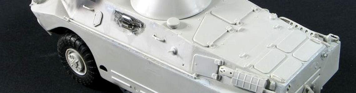 Assembled, ready for painting left