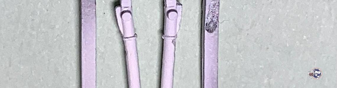 Main struts painted