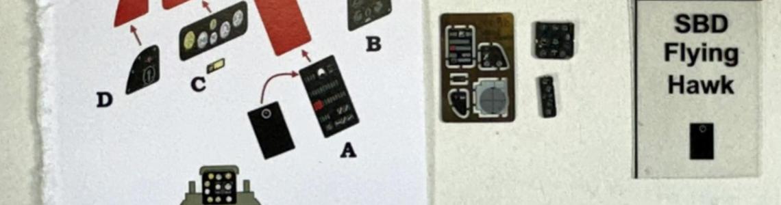 Yahu SBD-3 Instrument panel 2