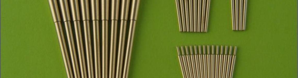 Sample kitsets package contents Gun tubes in turrets