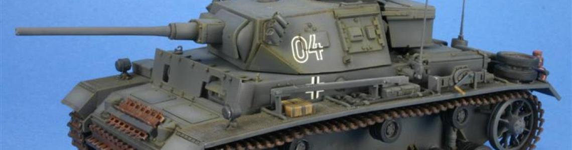 Panzer III, left front