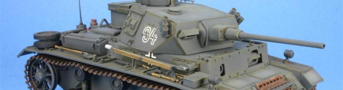 Panzer III, right front