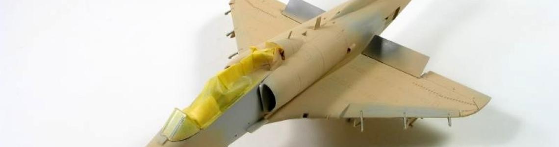 First color sprayed, the light tan