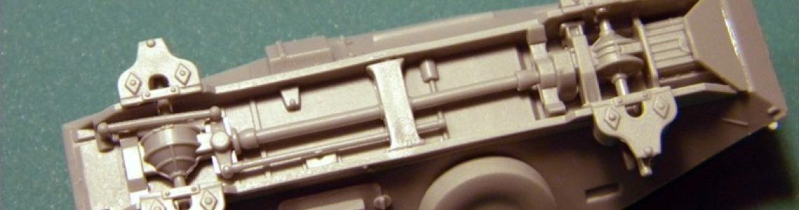 Model underside chassis frame