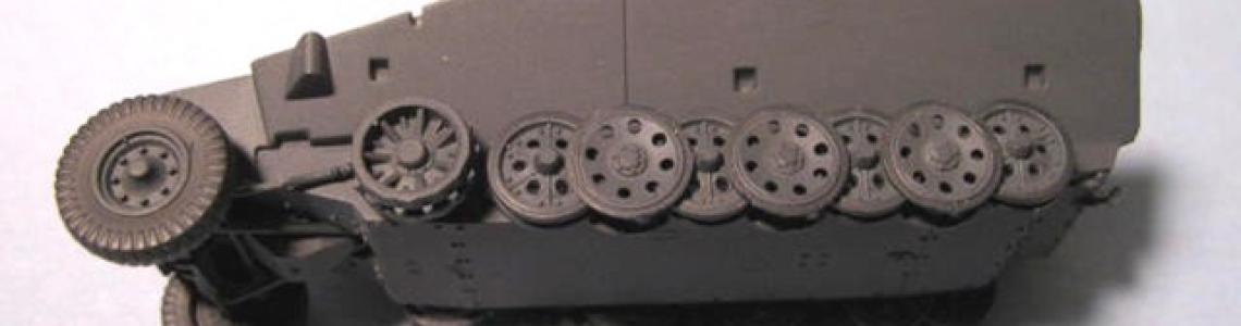 Port side of vehicle showing underside