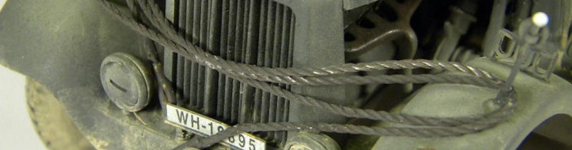 Grille and tow cable