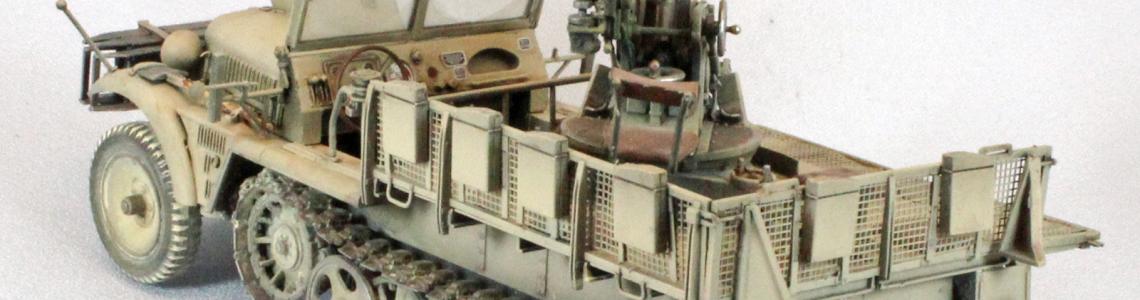 Finished Halftrack - Left Rear Top