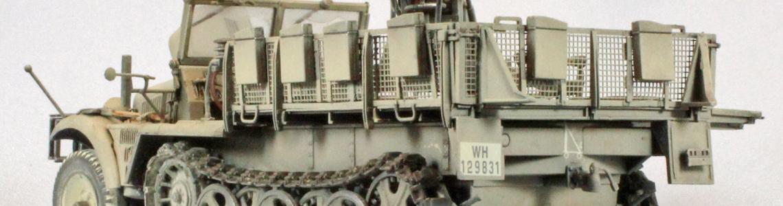 Finished Halftrack - Left Rear