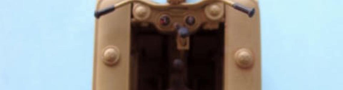 Completed model top view