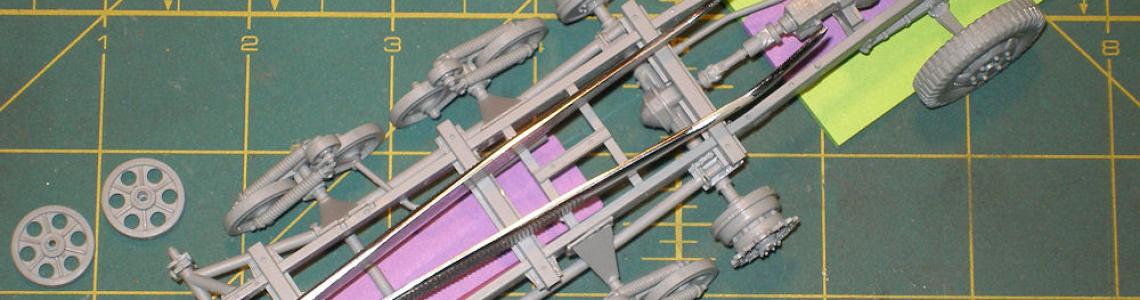 Leveling the frame with Post-its