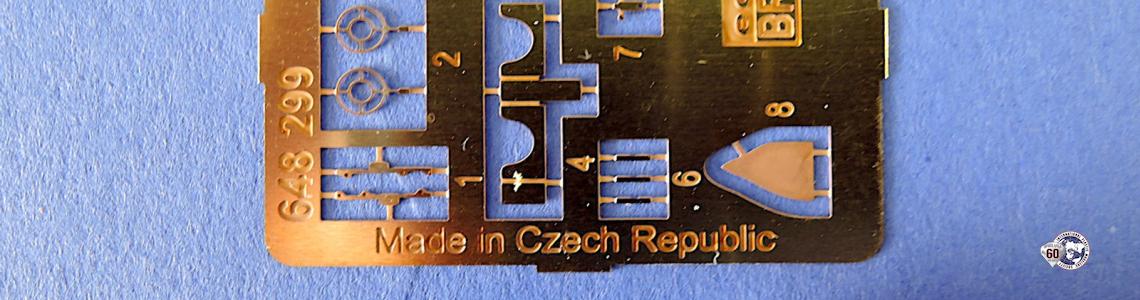 Photoetch supplies, with hobby knife to provide scale Photoetch supplies, with hobby knife to provide scale