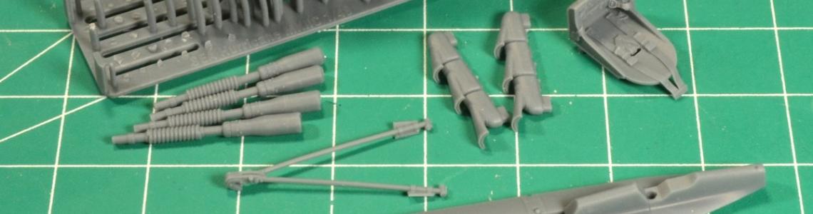 3D Printed Parts (separated)