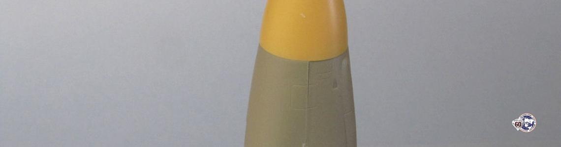 Resin nose in place