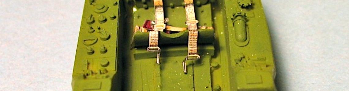 Lap and shoulder belts installed