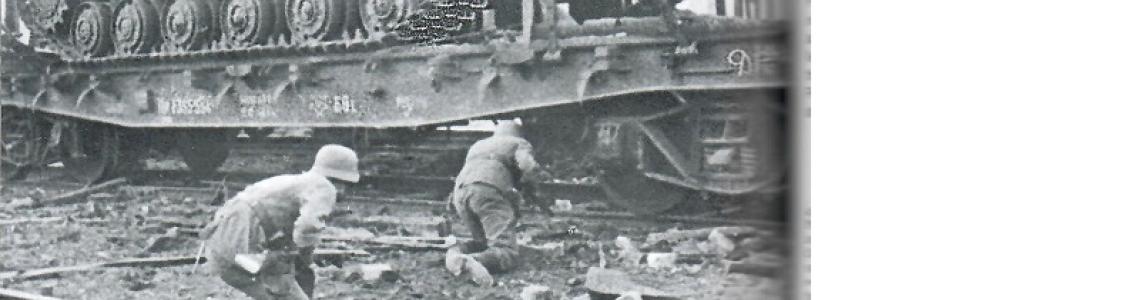 WWII KV-1 on railcar