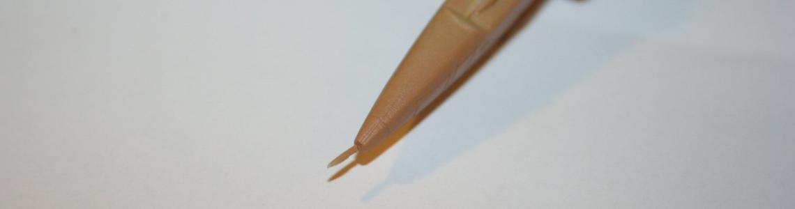 Original kit pitot bent