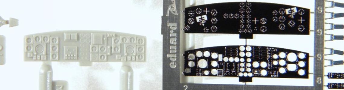 Kit parts compared to Eduard photoetch