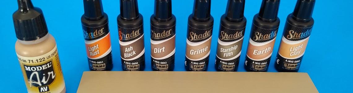 Shaders Over Modern US Desert Sand Acrylic