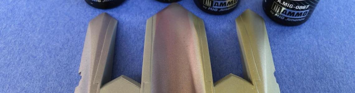 Shader samples over metal base