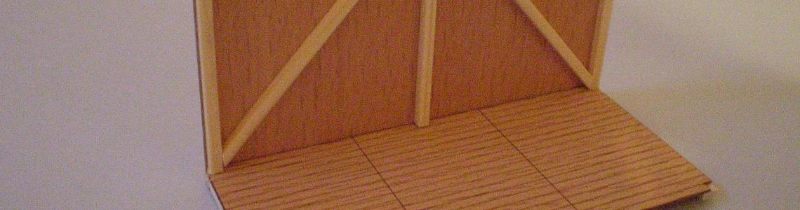 Floor and Back Wall Assembled