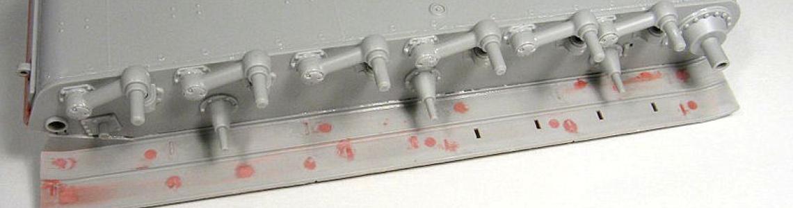 Filled ejector pin holes