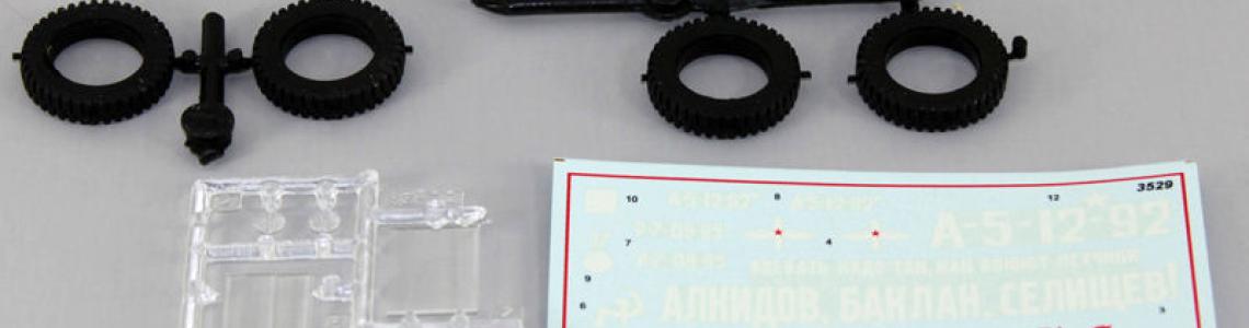 Tires, windows, decals