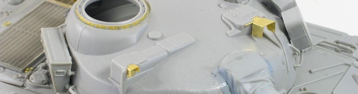 Metal barrel and soft styrene mantlet work very well