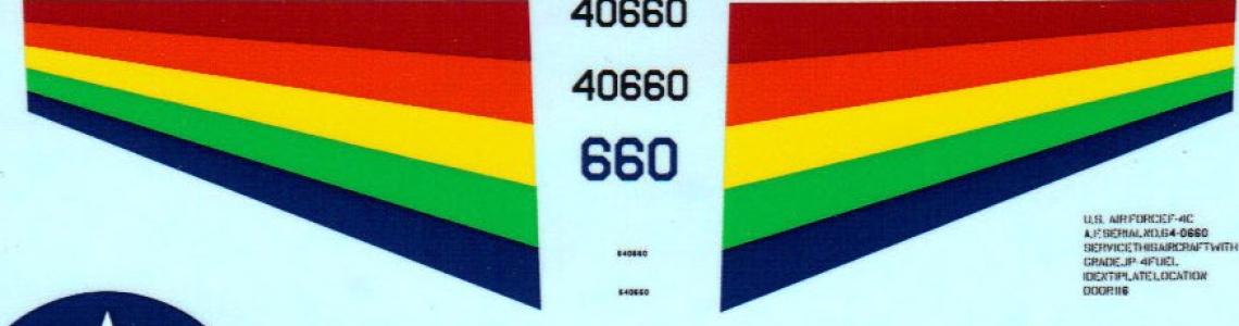 Rainbow on decal sheet